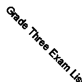 Grade Three Exam List, A and B (Piano), , Good Condition, ISBN 1854726773